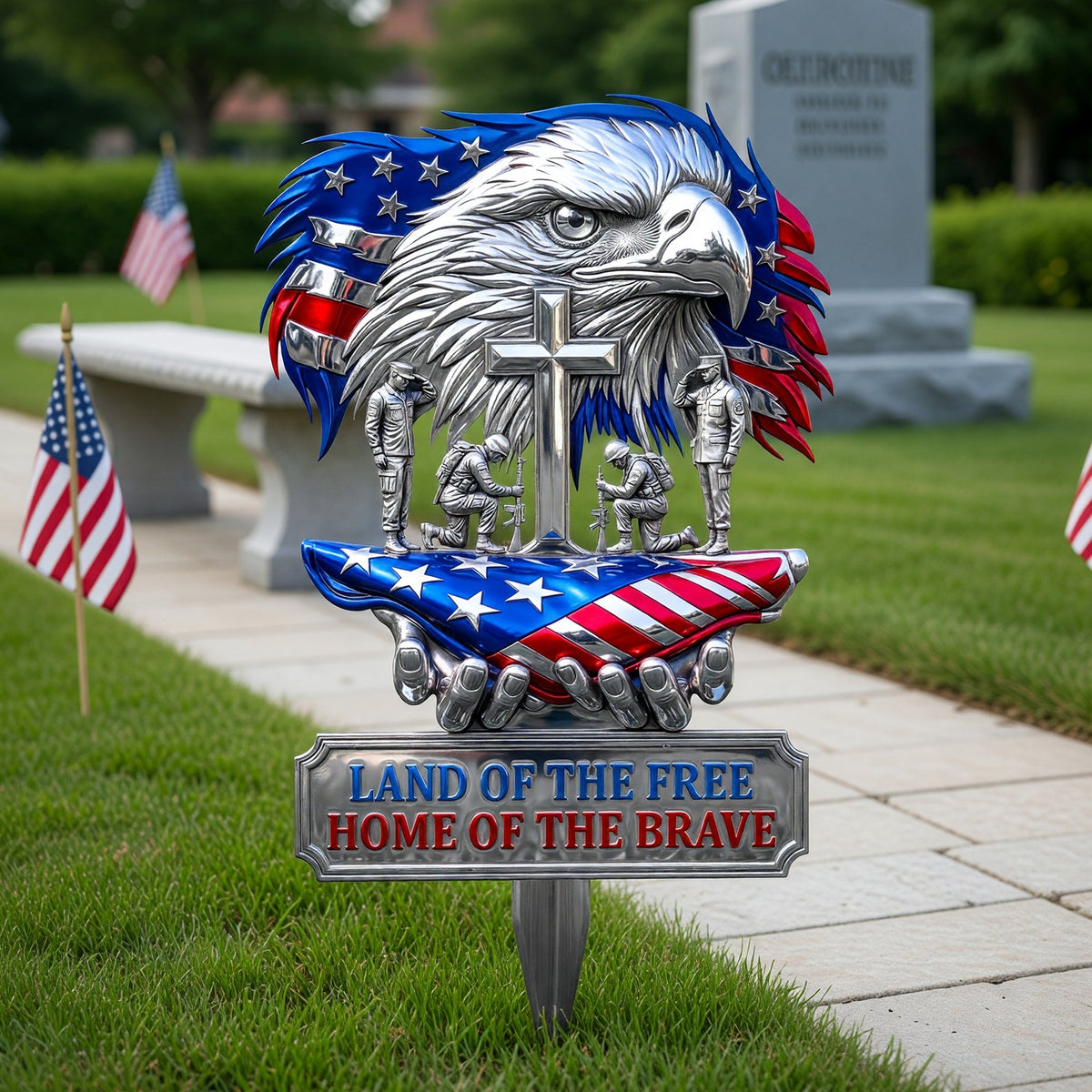 American Veteran Appreciation Metal Sign - Personalized Decor Gifts For Military Families & Patriots 04QHQN050626