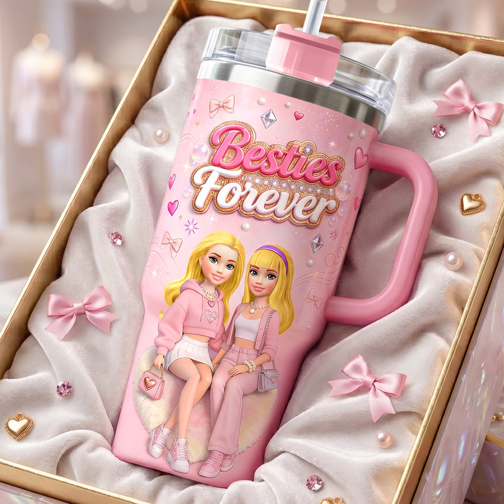 Besties Forever 40oz Tumbler - Personalized Gifts For Besties 05pgdh120626