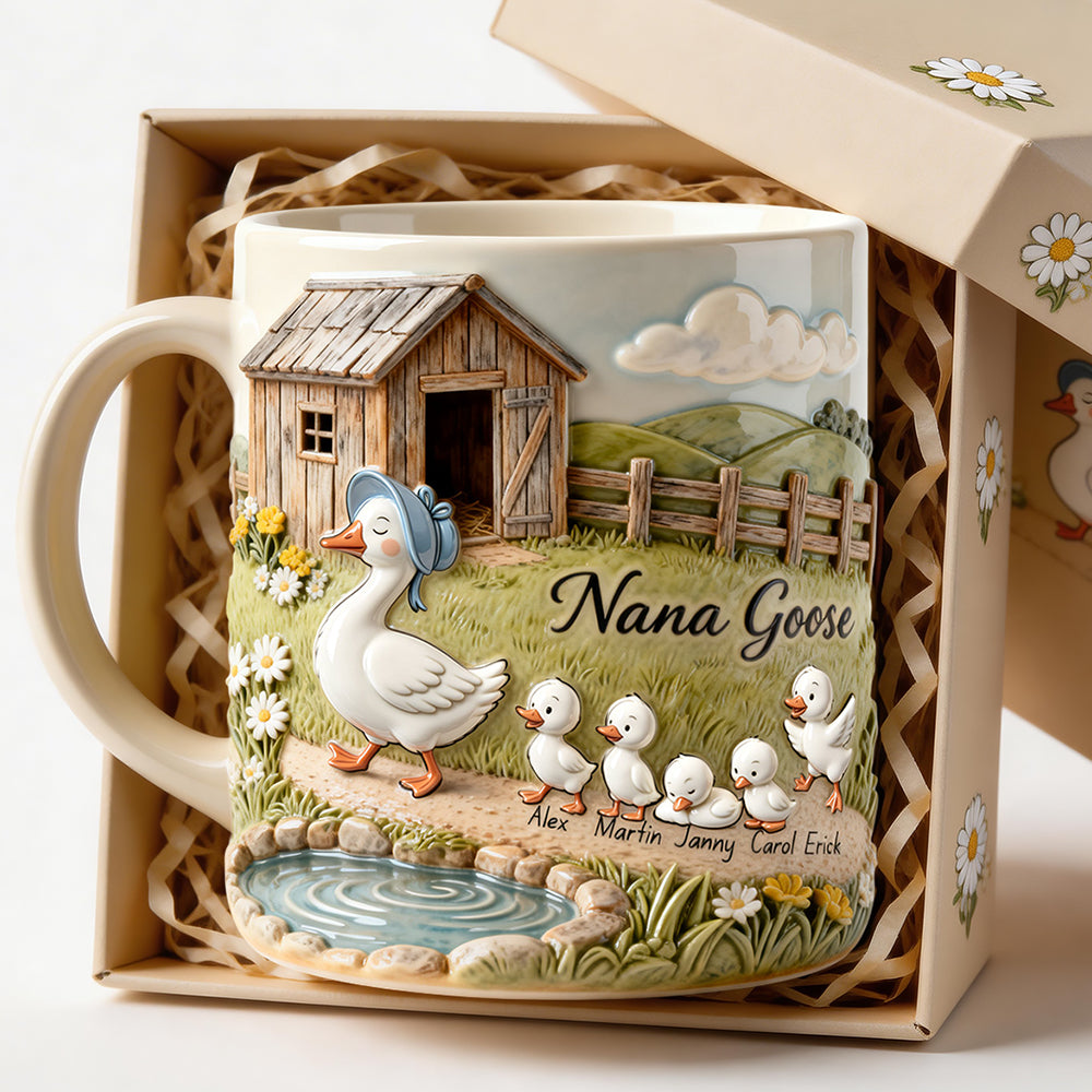 Nanna Goose Coffee Mug - Personalized Mother's Day Gifts 04NADT280226