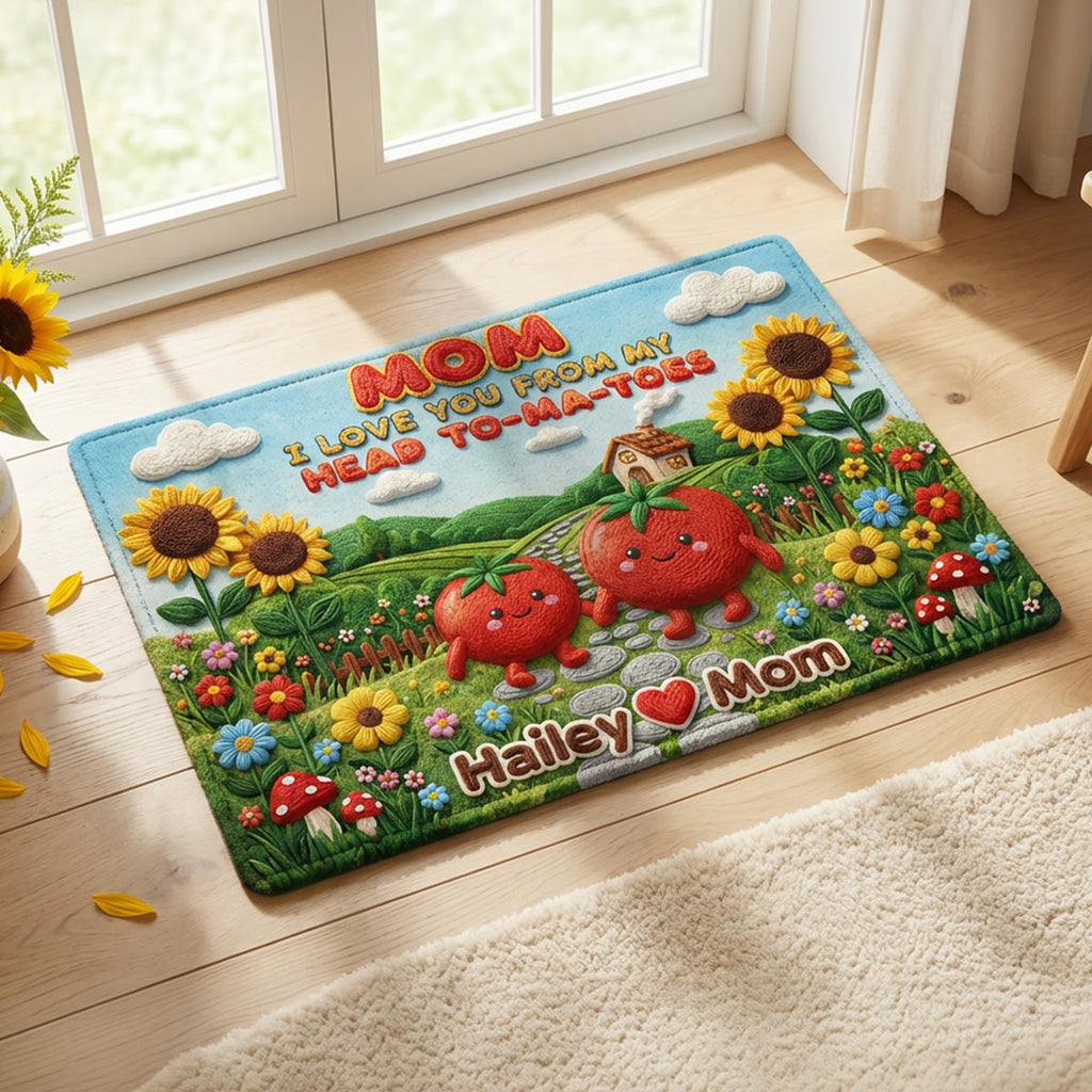 Adorable Tomato Doormat - Personalized Gifts For Mom 04tymg040326