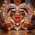 Mommy Pieces of Heart Lightbox Personalized Gifts For Mom 01PADH240426