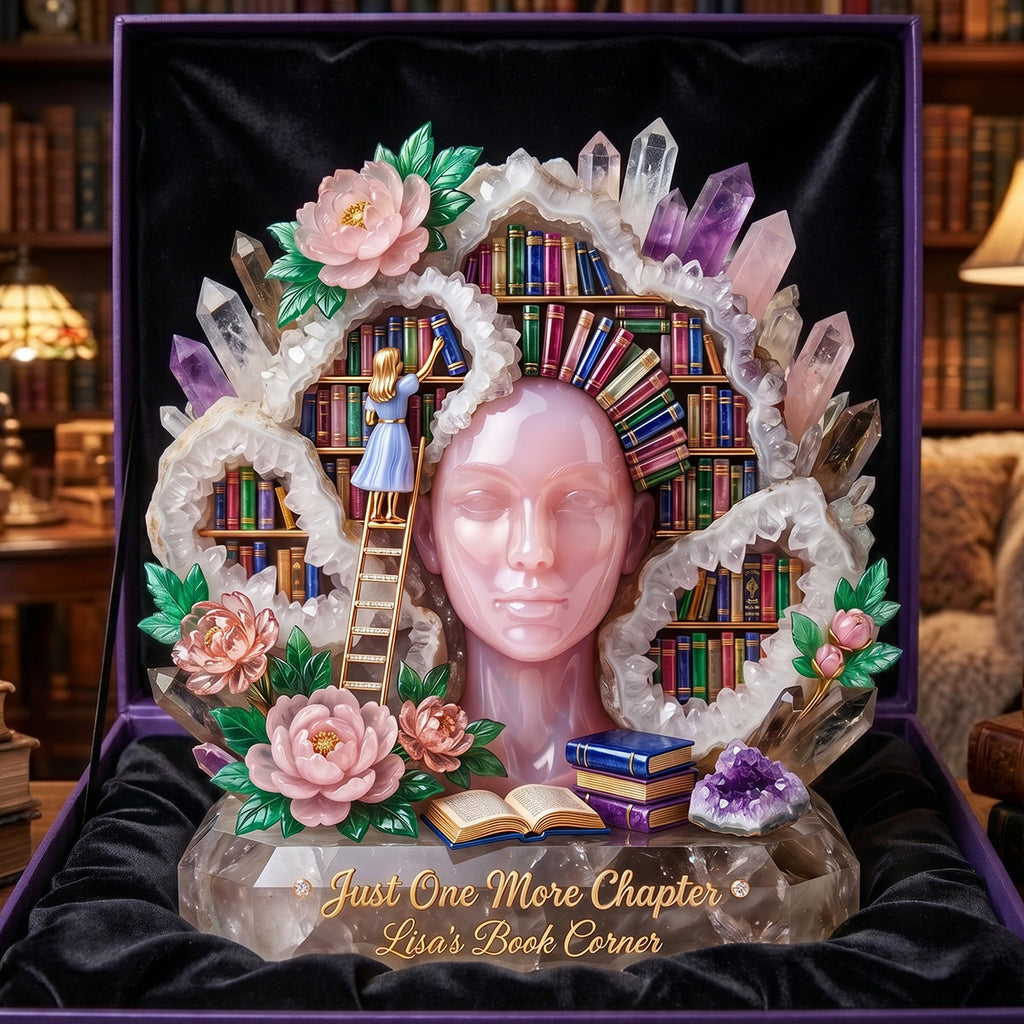 Just One More Chapter Acrylic Plaque - Personalized Gifts For Book Lovers 02hudh150626
