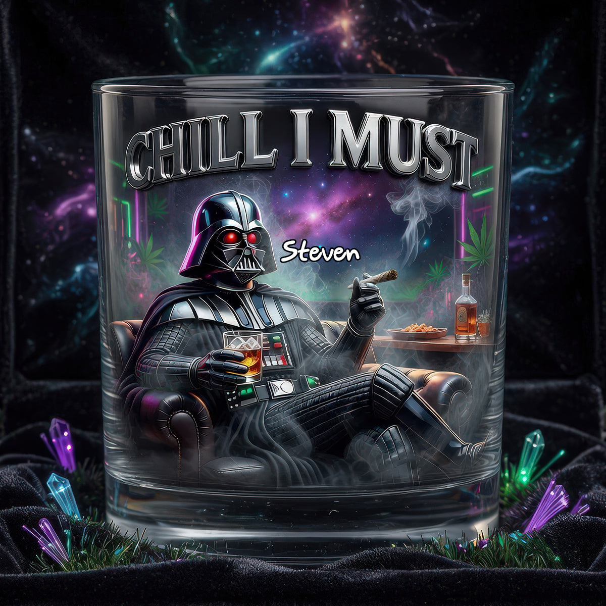 Chill I Must Drinking Glass - Personalized Gifts 03todh170626