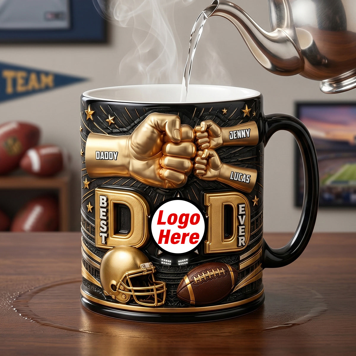 Best Football Dad Magic Coffee Mug 002natn080626