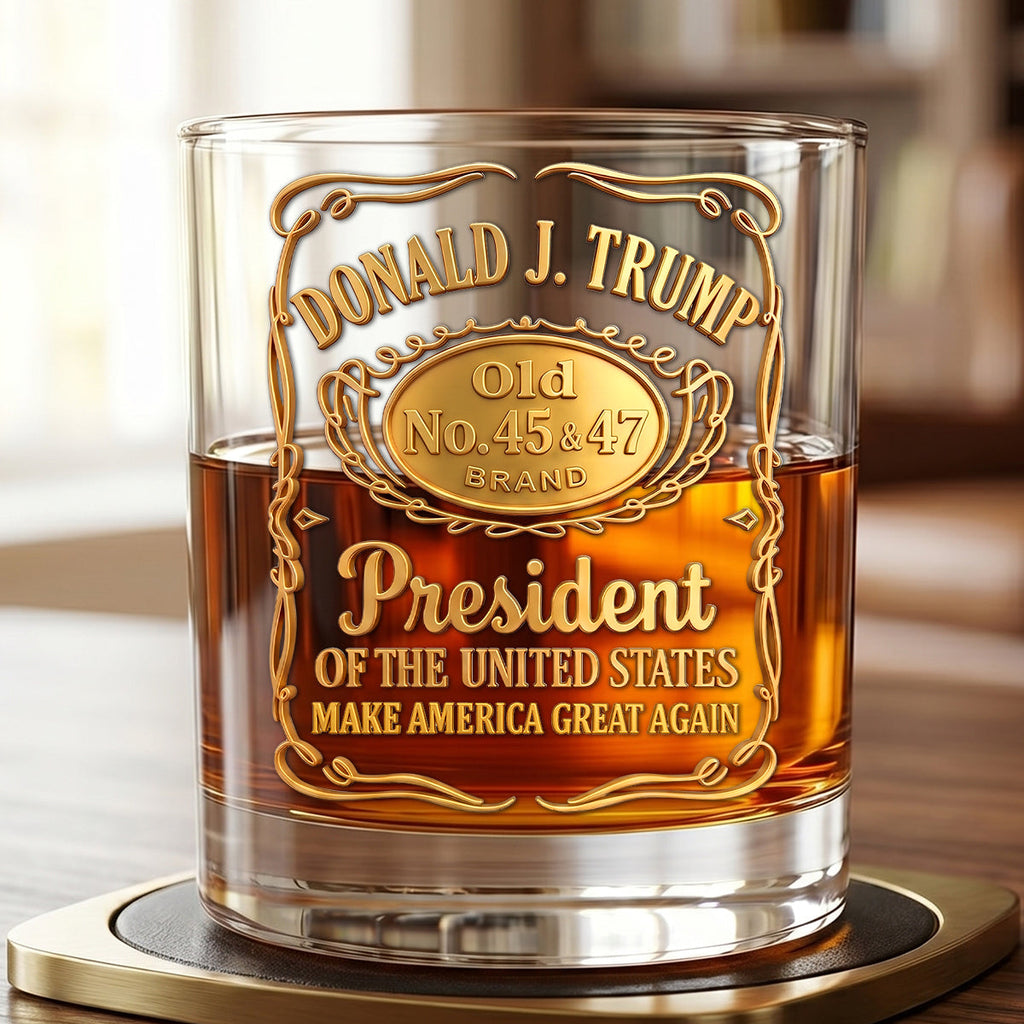 Vintage Style Round Glass - Personalized Patriotic Keepsake Gift 02HUTN030626