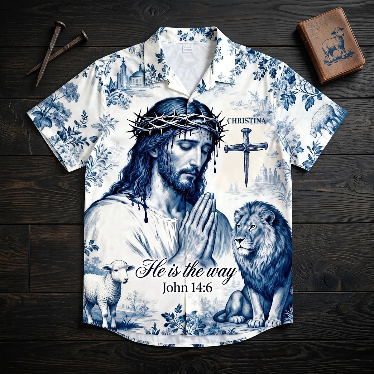 Jesus Christ Prayer Hawaiian Shirt - Personalized Gift For Christian 03HUDT170626