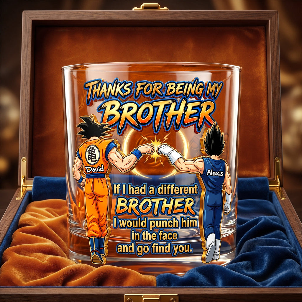 Ultimate Warriors Brothers Drinking Glass - Personalized Gifts For Brothers 03nadh060626