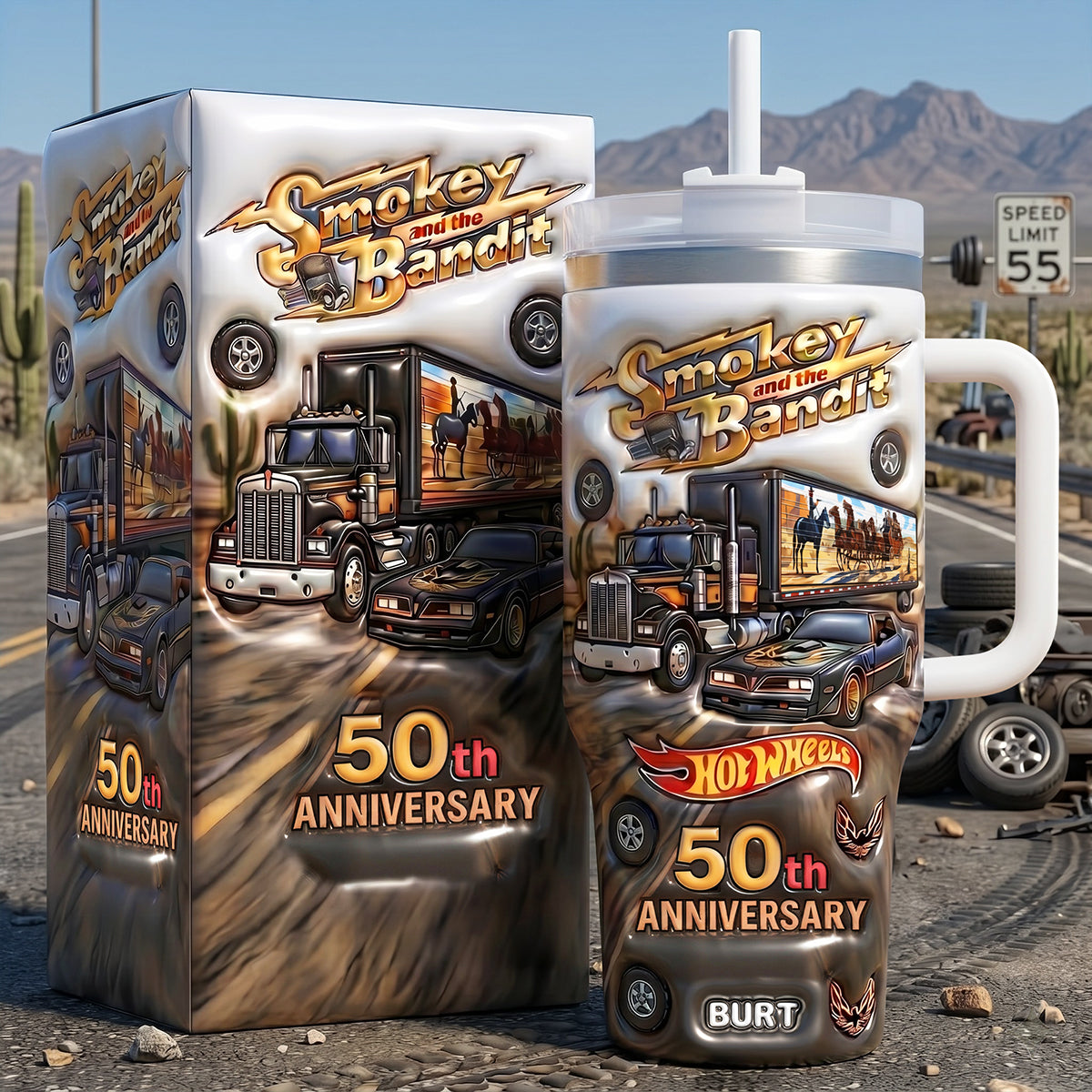 Cool 50th Anniversary Tumbler - Personalized Gifts 01tgta180526