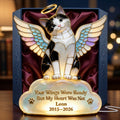 Pet Angel Memorial Light Box, Custom Photo Keepsake To Remember Losted Pets 02qhlu010426