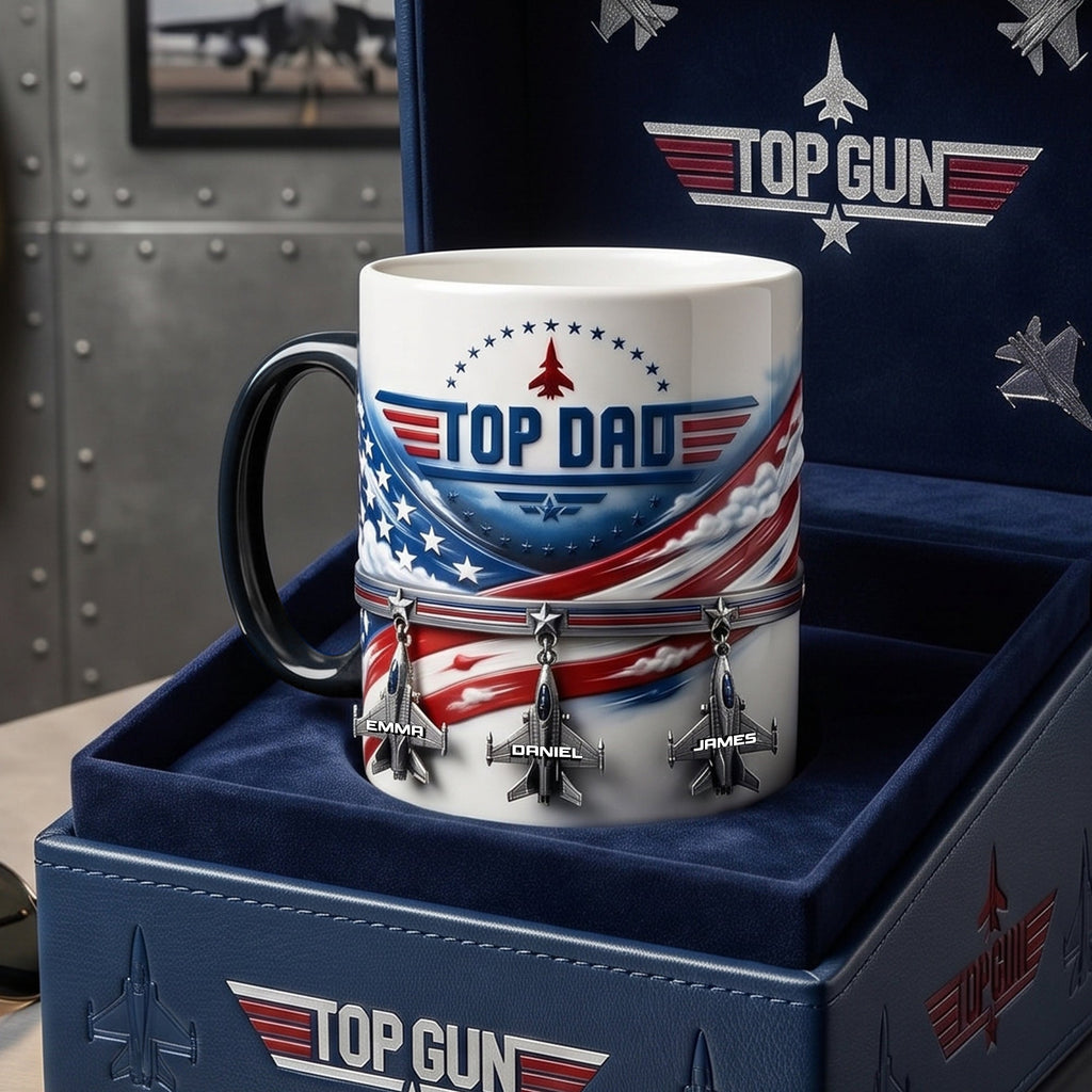 Fighter Aircraft Magic Mug - Personalized Gifts For Dads 05ohlu190526