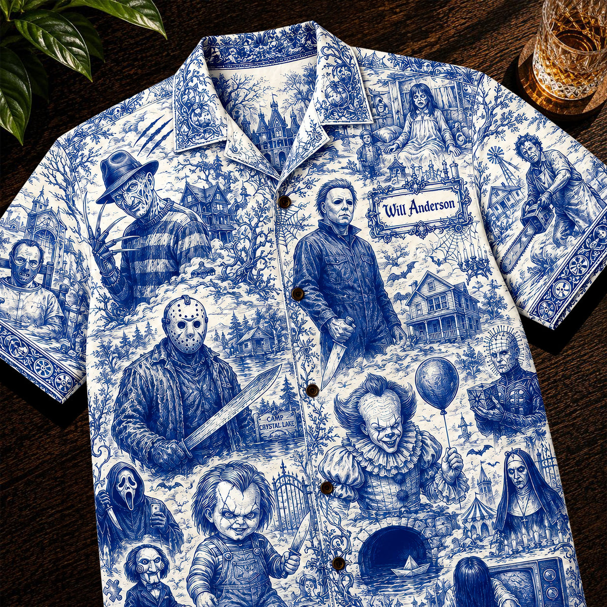 Retro Horror Hawaiian Shirt Personalized Gifts For Horror Lovers 01HUQN220626