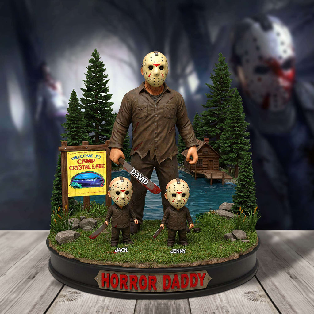 Horror Dad Acrylic Plaque - Personalized Gifts For Father's Day Plaque 031QHTN050525