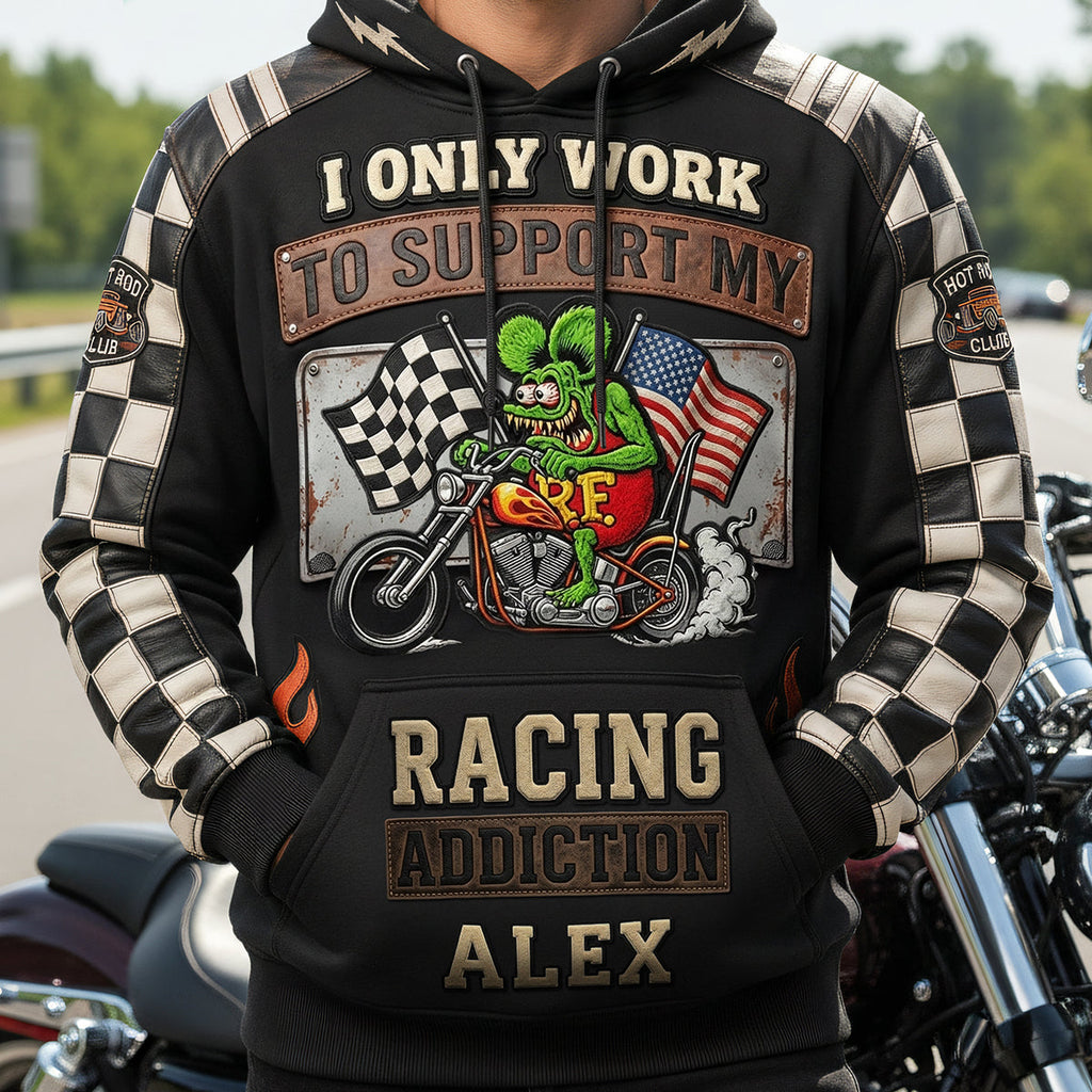 Racing Addiction 3D Shirt - Personalized Gifts For Hot Rod Lovers 01pata120326