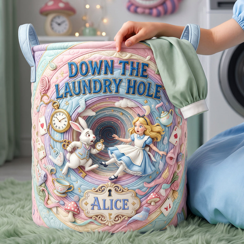 Fantastical Journey Quilted Laundry Basket - Personalized Gifts 04hata090726