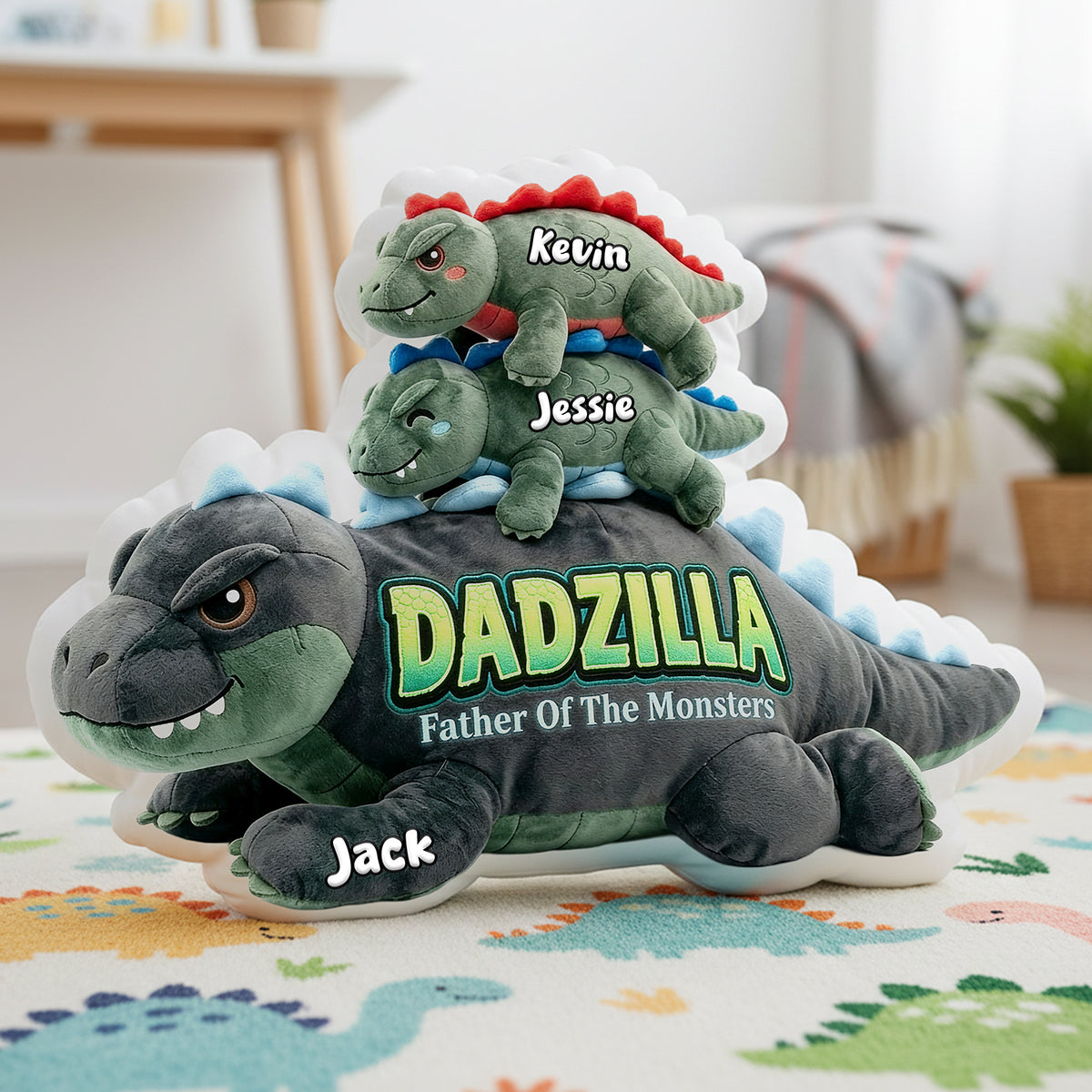 Giant Creatures Father Custom Shape Pillow - Personalized Gifts For Dads 02nata120526