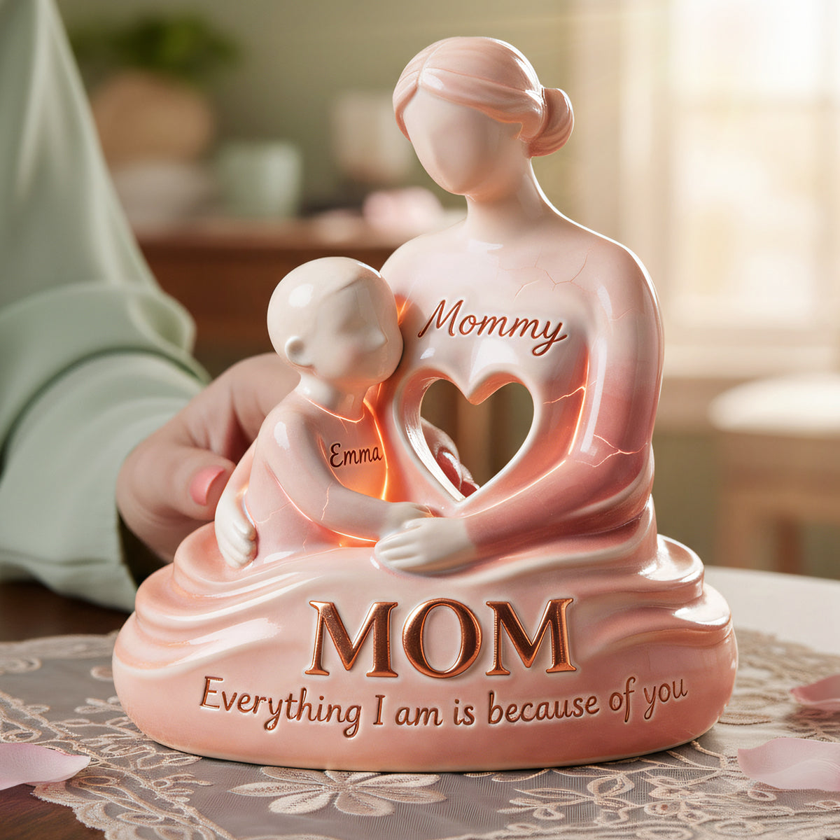 Loving Nurturing Mom Plaque - Personalized Gifts For Moms 02QHTA270226