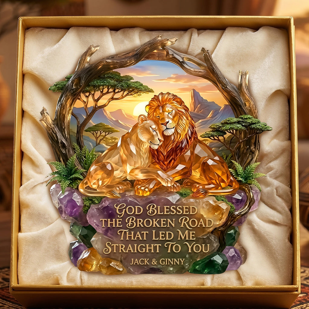 Romantic Soulmate Acrylic Plaque - Personalized Gifts For Couple 01TYDH290526