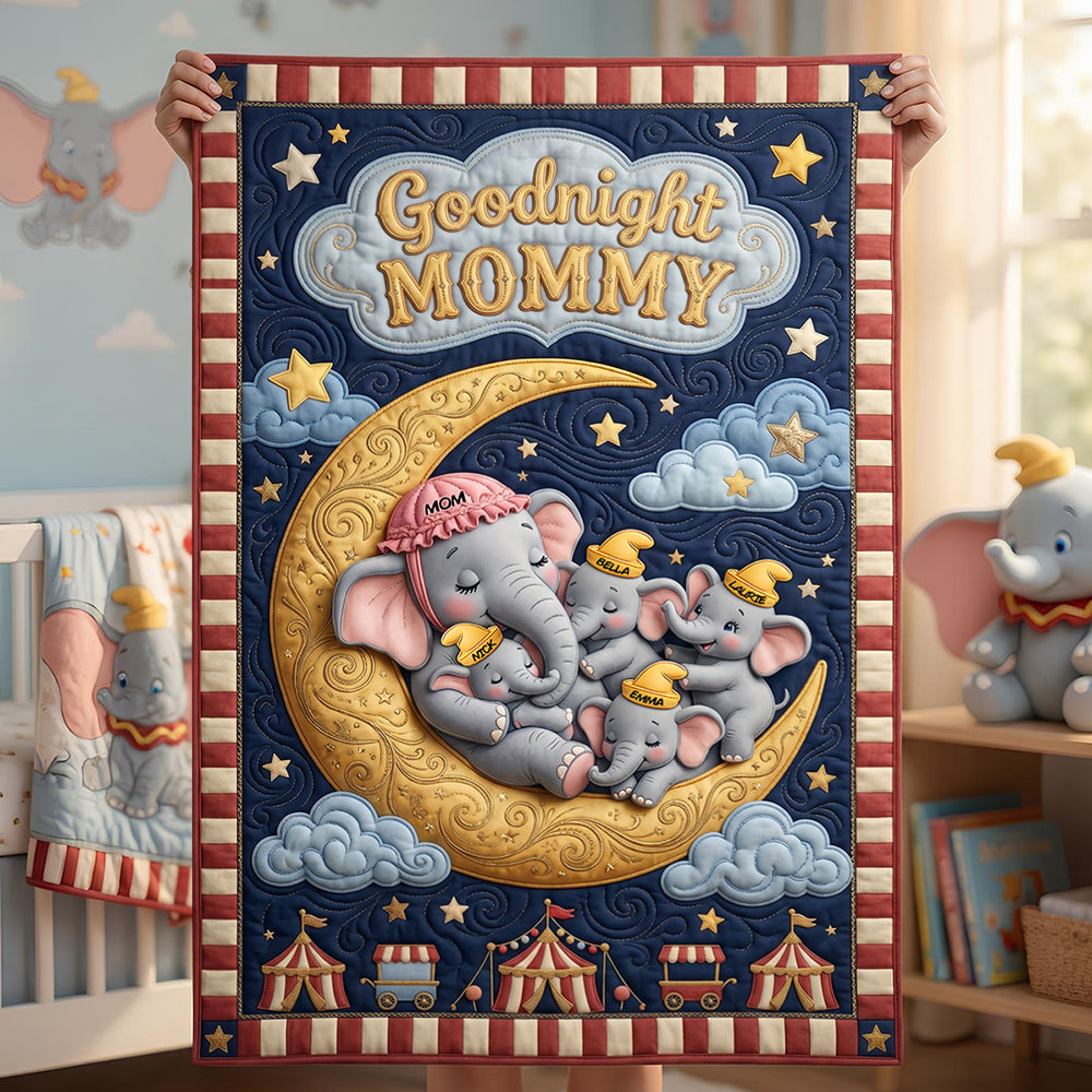 Goodnight Mommy Blanket - Personalized Gifts For Moms 01padt220426