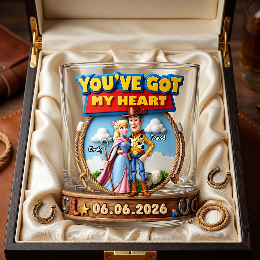 Love Couple Drinking Glass - Personalized Gifts For Couples 06todh180626
