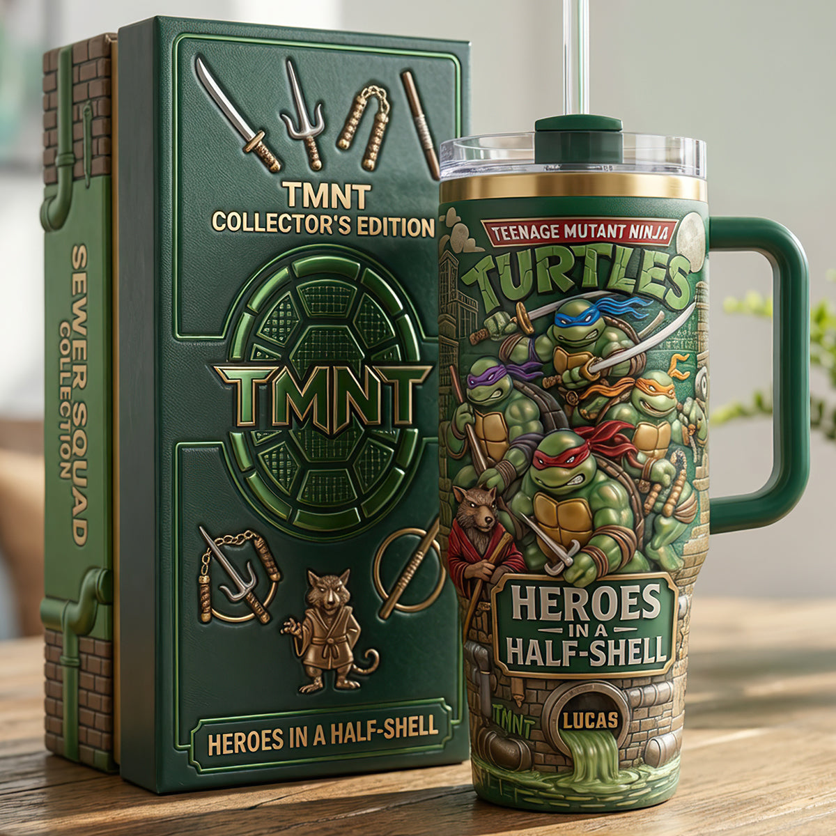 Break Out Sewer 40oz Tumbler With Handle, Personalized Gifts 04qhdt030726