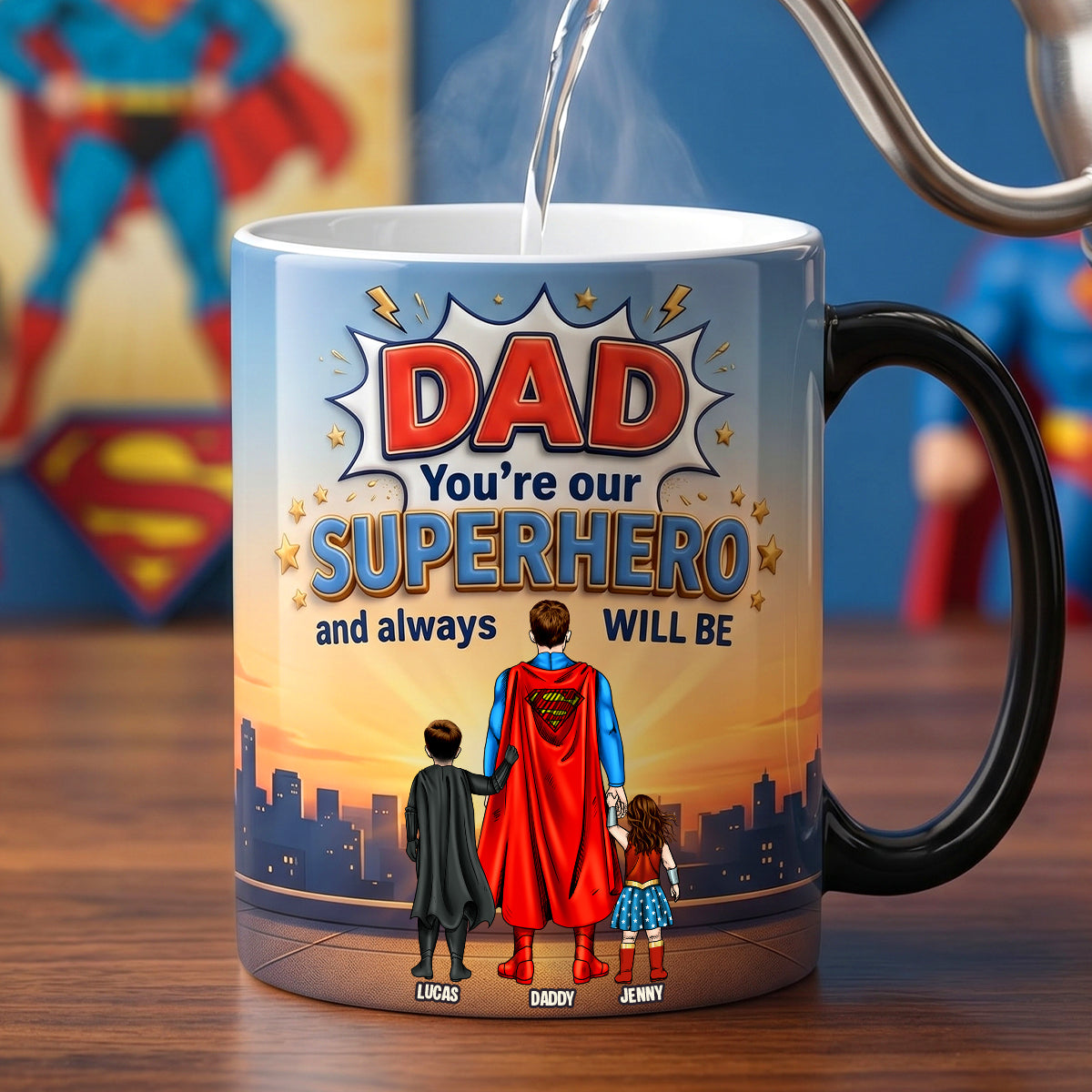 Best Dad Ever Magic Mug - Personalized Gifts For Dad 01NATN060526