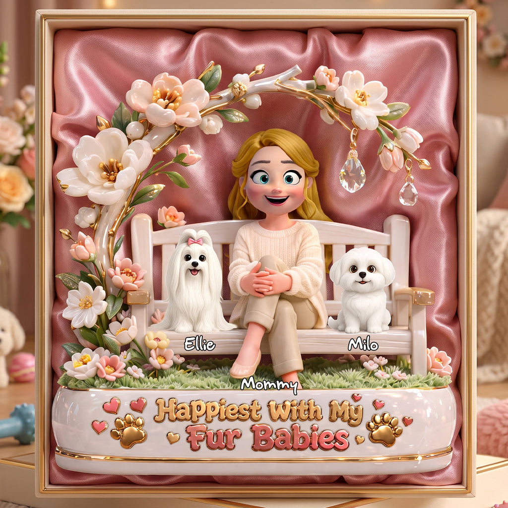 Furbaby Lover Acrylic Plaque - Personalized Gifts For Furbaby lovers 03todh250626