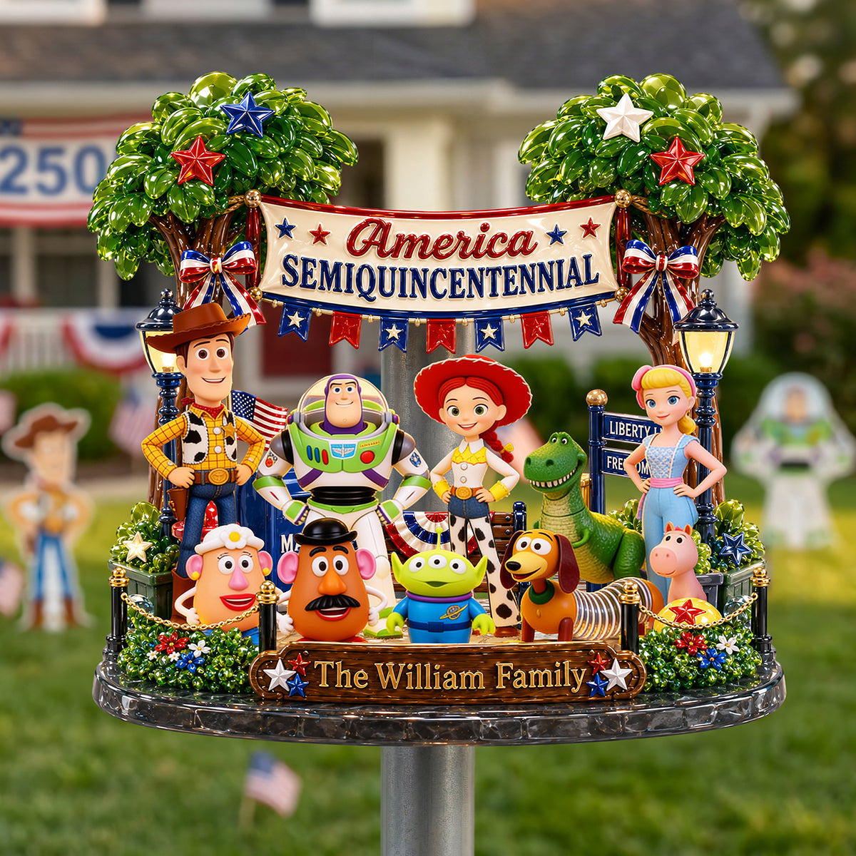 USA Family Acrylic Sign - Personalized Gifts For Family 02pata180626