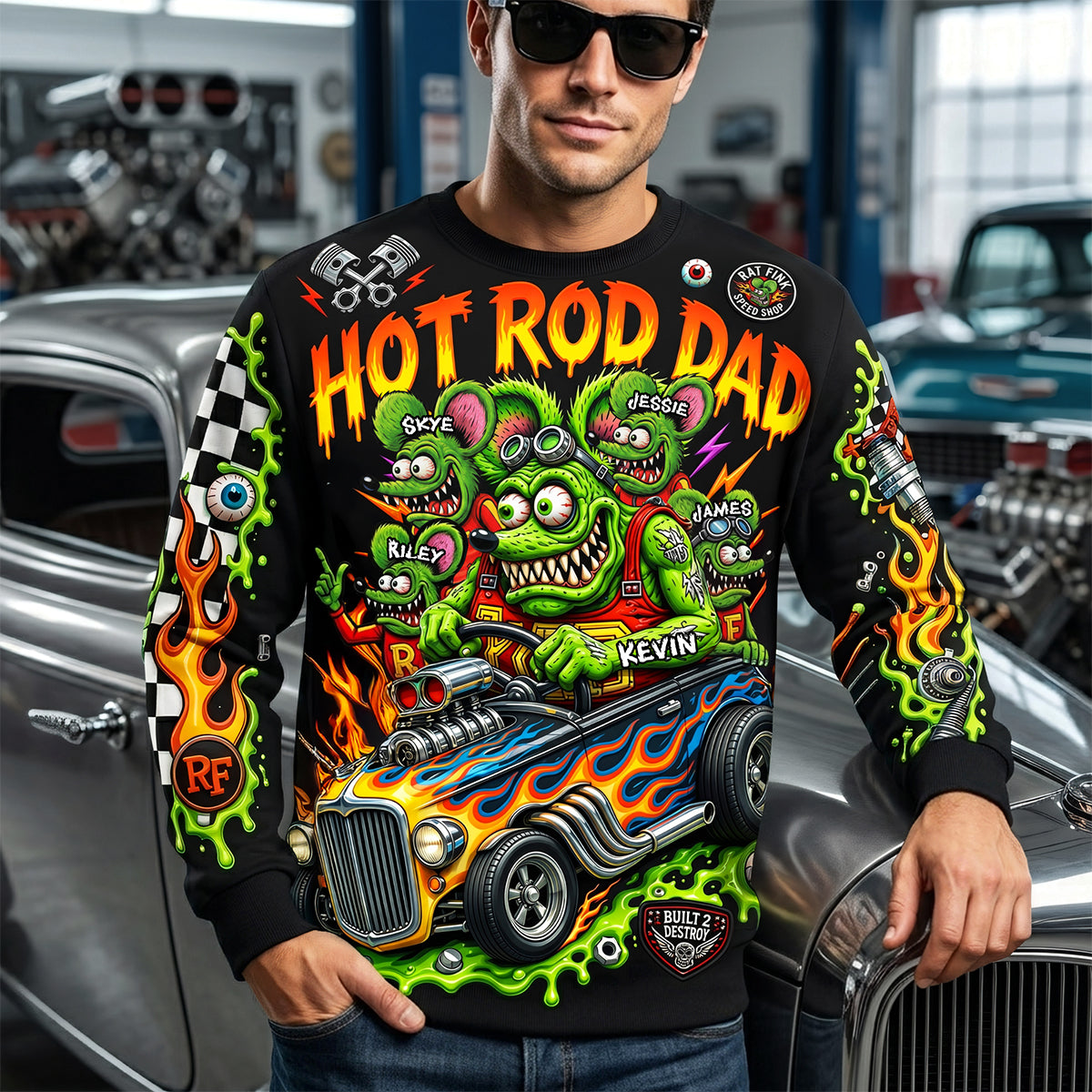 Vintage Racing Dad Shirt - Personalized Gifts For Father 01PATA080526