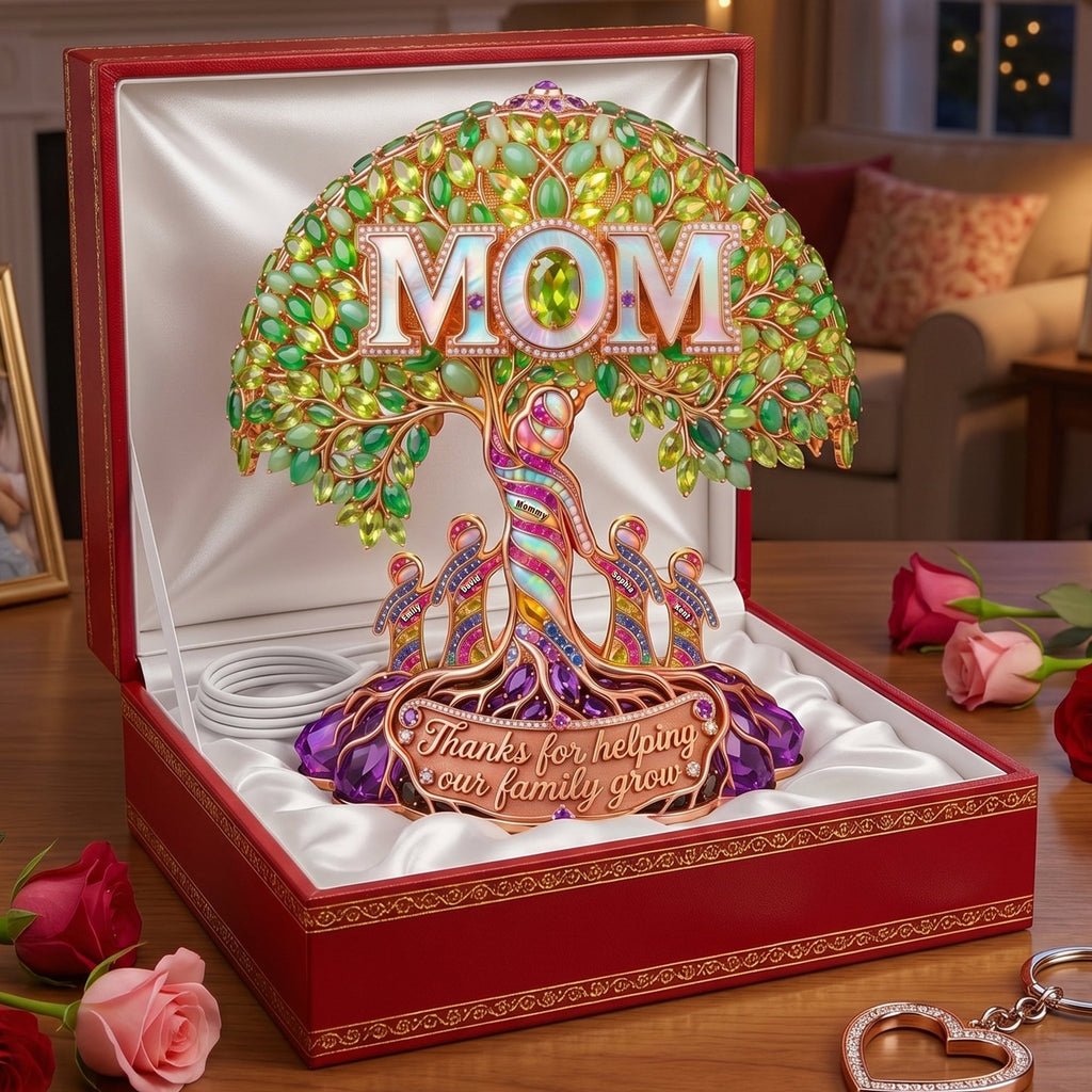 Mom Tree Of Life Light Box - Personalized Gift For Moms 03HUQN170426