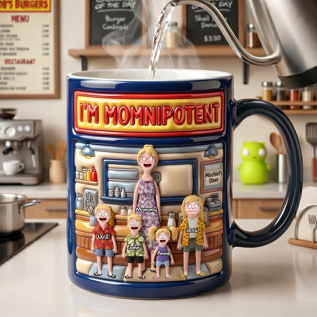 I'm Momnipotent Magic Mug - Personalized Gifts For Mom 02TGLU240426