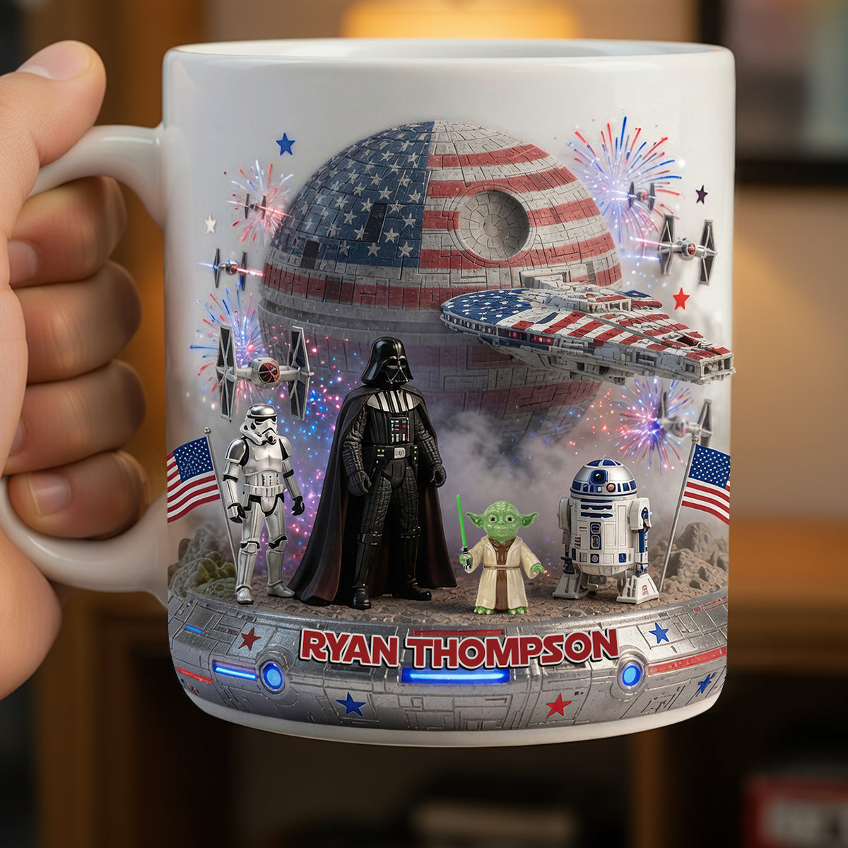 Celebrates Independence Day Coffee Mug - Personalized Gifts For Patriots 02ohdt090626
