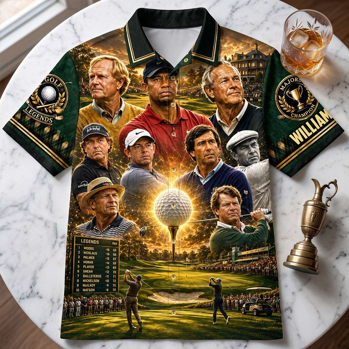 Golf Legends Hawaiian Shirt - Personalized Gifts For Golf Lovers 02natn040726