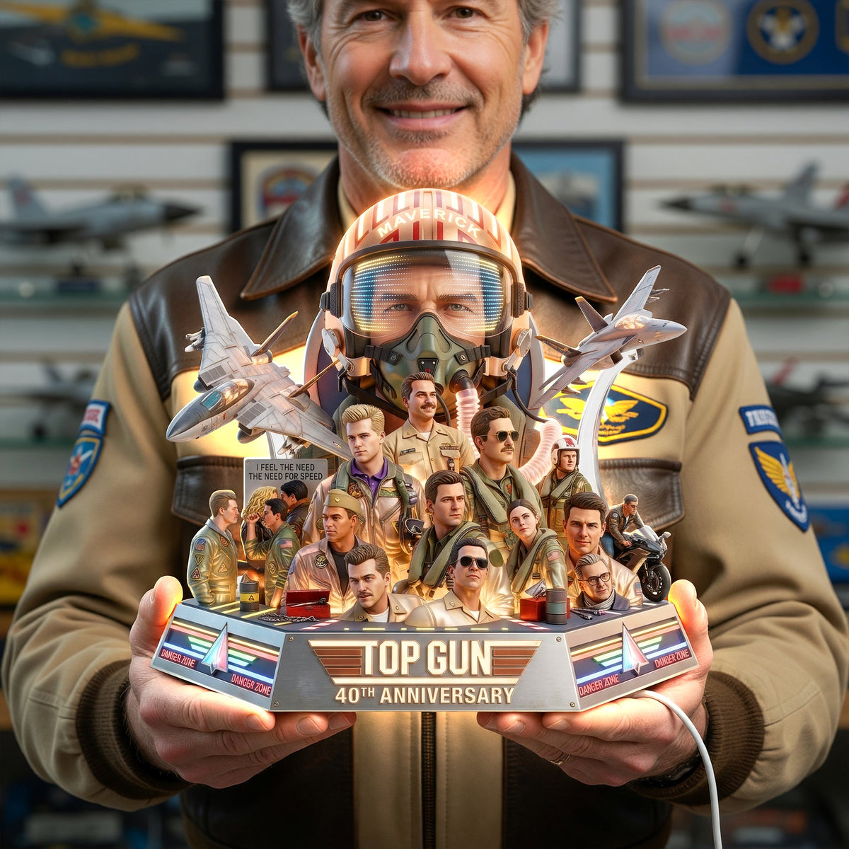 40 Years of Sky Legends Lightbox - Personalized Anniversary Gift 02OHQN290526