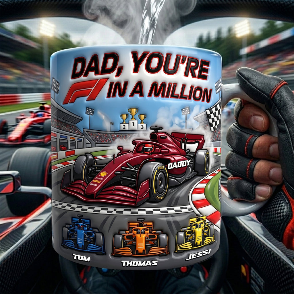 Dad, You’re In A Million Magic Coffee Mug - Personalized Gifts For Dad 03nalu120526