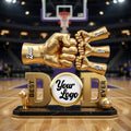Basketball Dad Acrylic Plaque - Personalized Gifts For Dad 02NAQN250526
