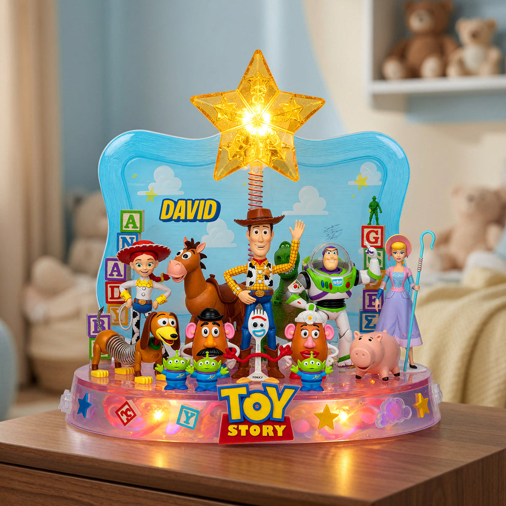 Lovely Characters Retro Light Box - Personalized Gifts 01natn240626