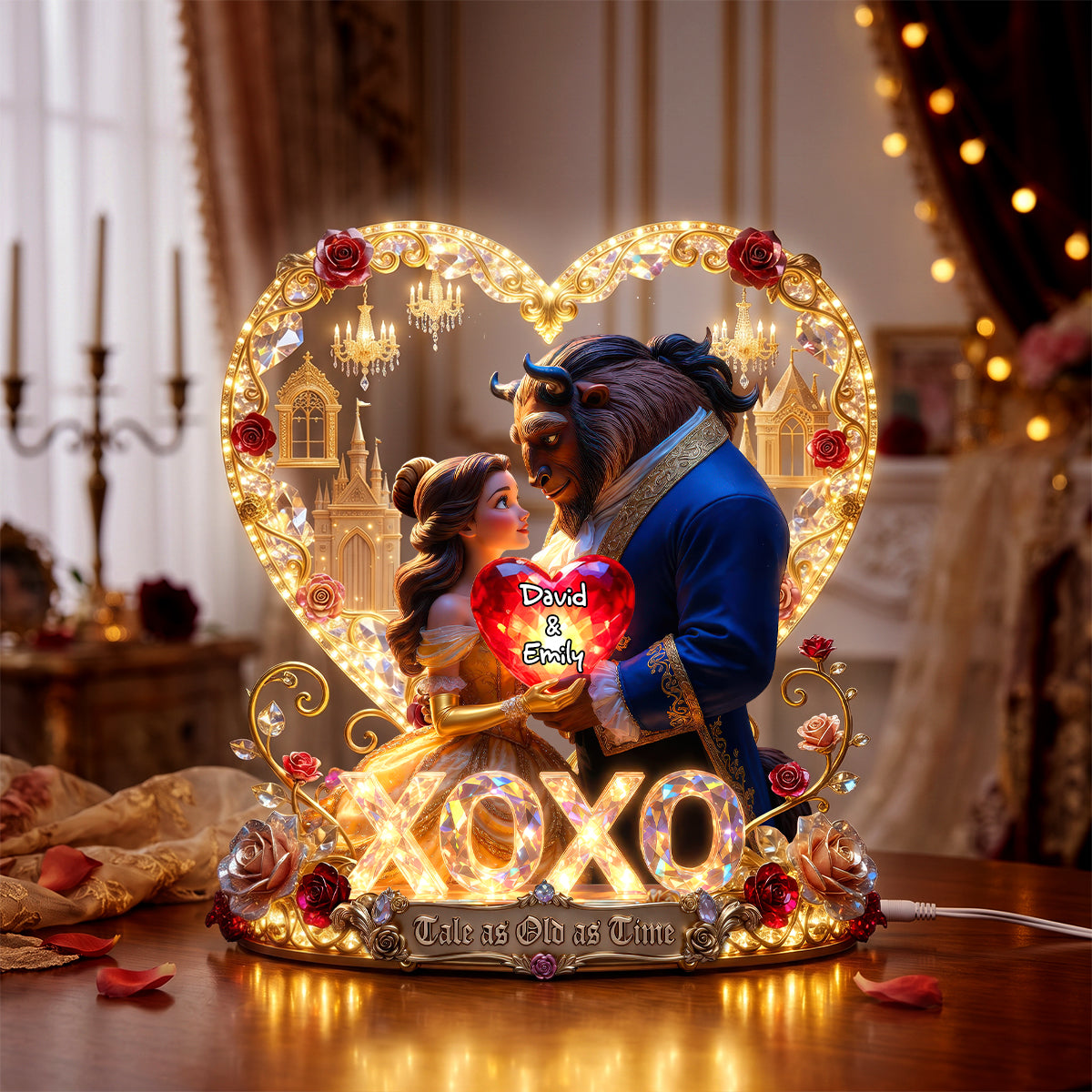 True Love Heart Light Box - Personalized Gifts For Couples 02padh250626
