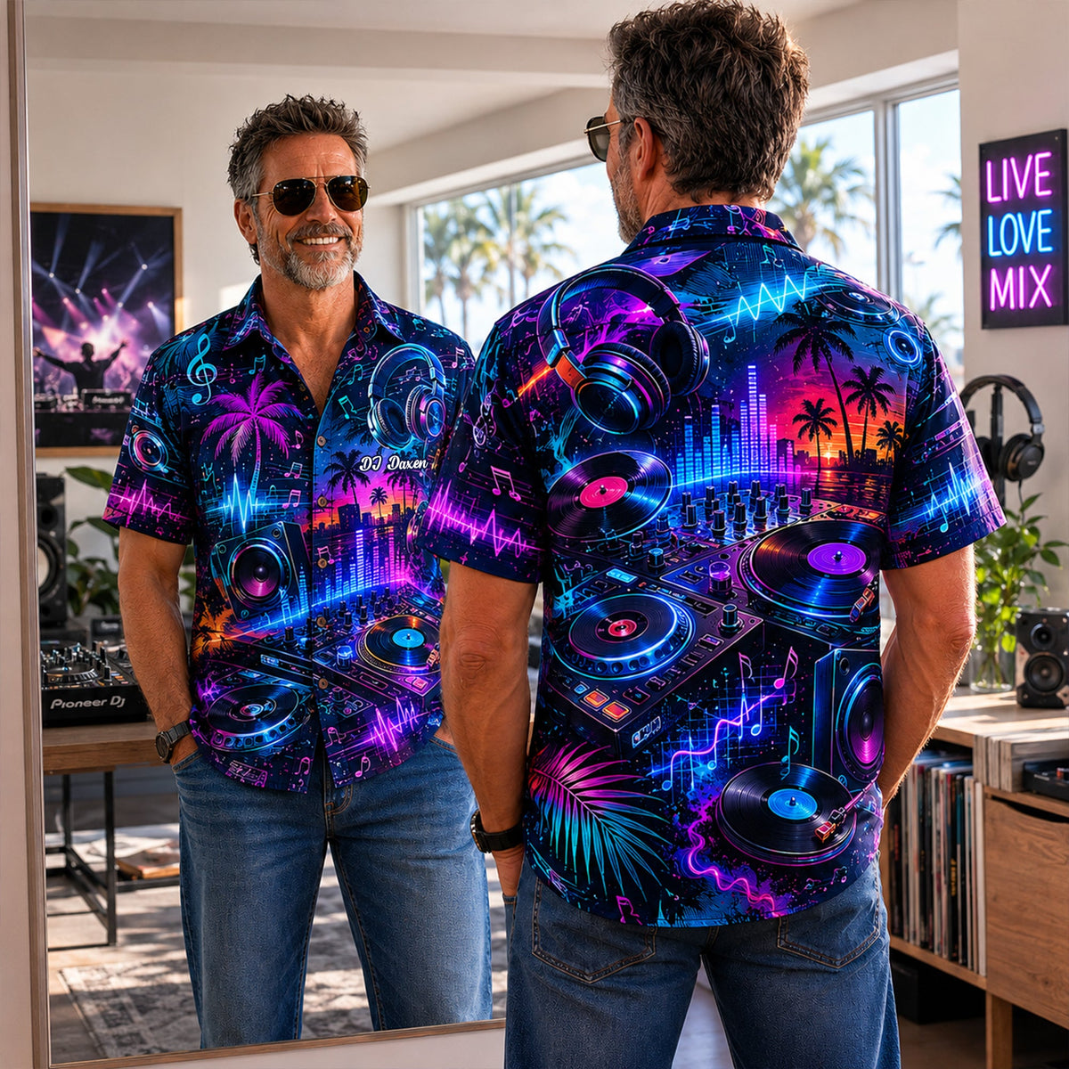 DJ Hawaiian Shirt - Personalized Gifts For Music Lovers 01nalu020626