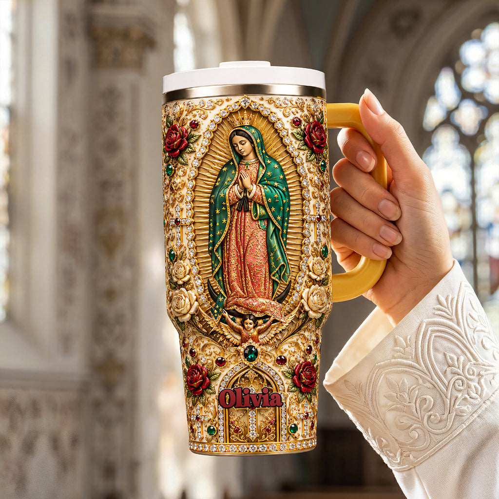 Jesusvirgin Mary Christian Tumbler With Handle - Personalized Gifts For Christian 01nata120626