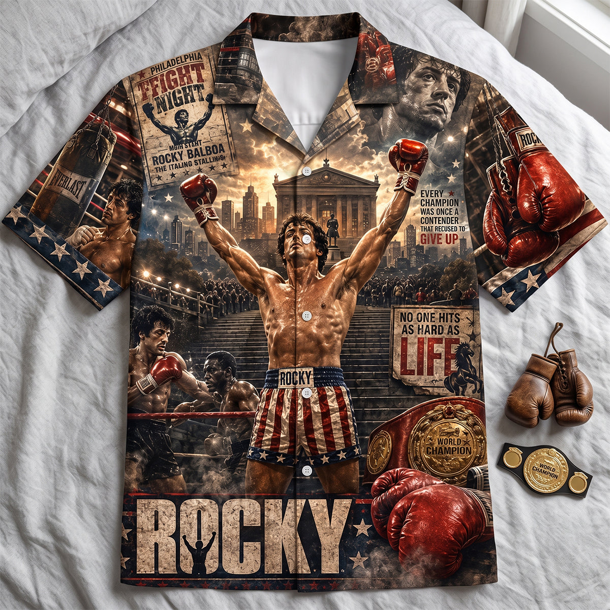 World Boxing Champions Hawaiian Shirt - Personalized Gifts 03natn170726