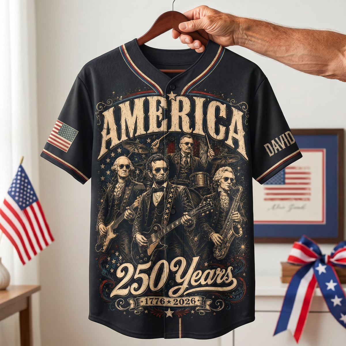 Proud & Free Baseball Jersey - Personalized Gifts For Patriots 05naqn150626