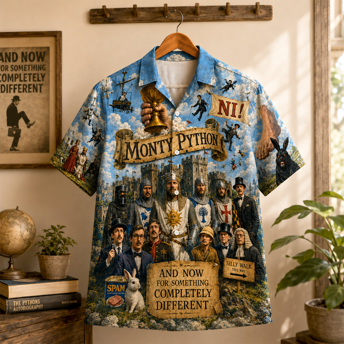 Vintage Sketch Comedy Hawaiian Shirt - Personalized Gifts 04NADH140726