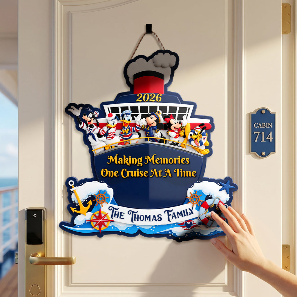 Cruise Family Trip Cut Metal Sign - Personalized Gifts For Family 04nadh220626