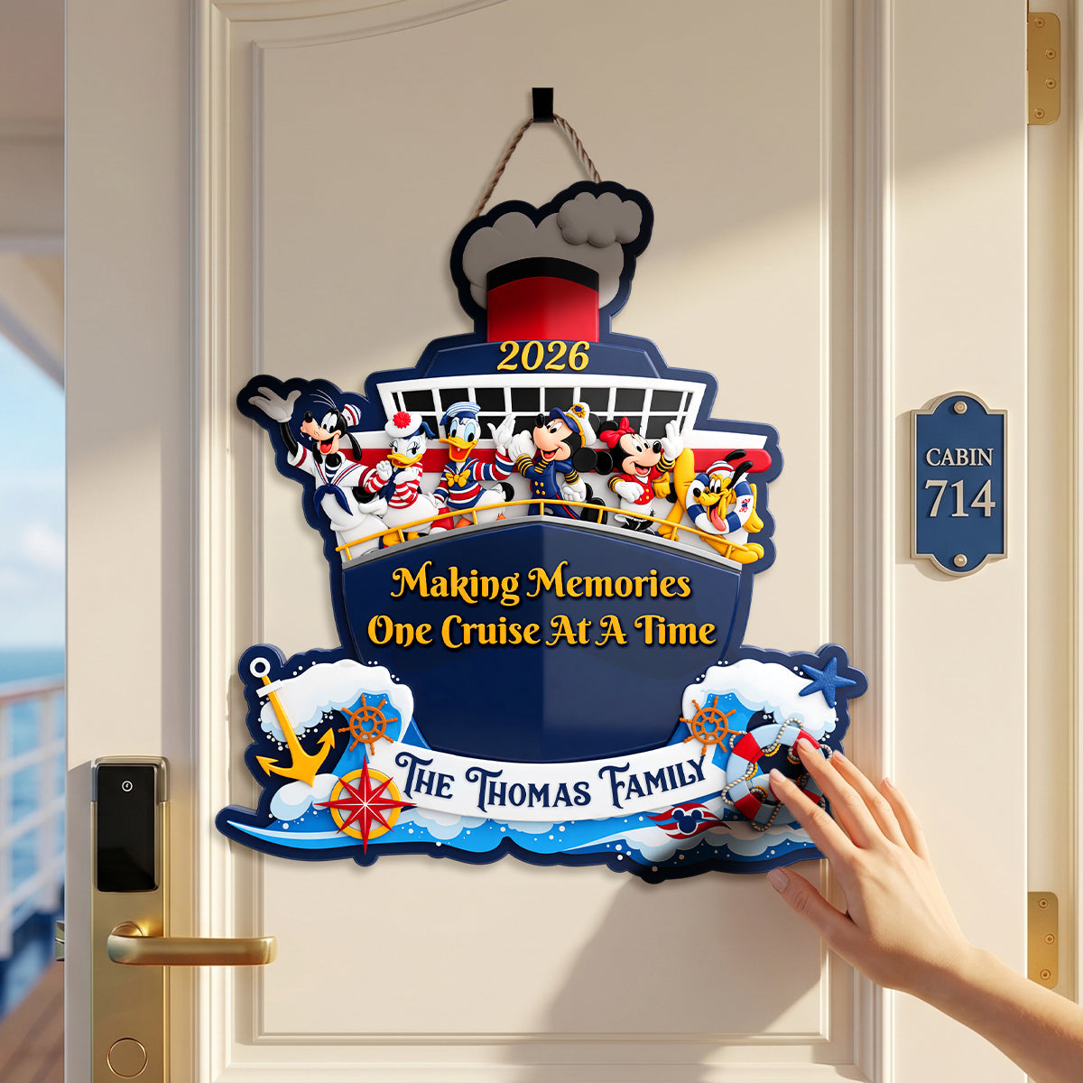 Cruise Family Trip Cut Metal Sign - Personalized Gifts For Family 04nadh220626