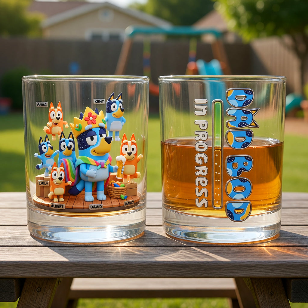World's Best Dad Whiskey Glass - Personalized Gifts For Dad 05QHQN190526