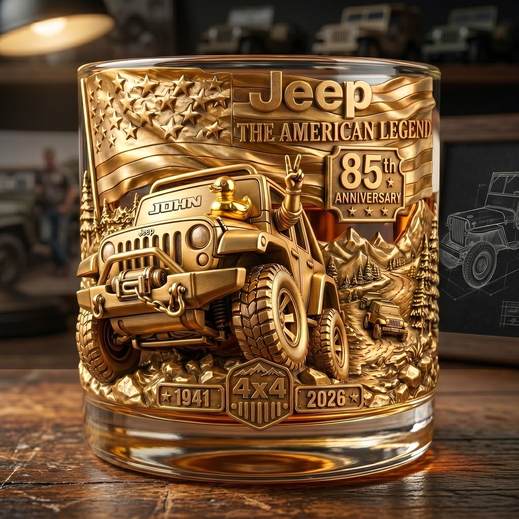 Anniversary Off-Road Round Glass - Personalized Gifts For Off-Road Lovers 03qhlu090626
