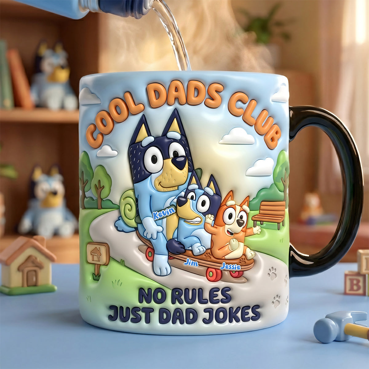Cool Dads Club Magic Coffee Mug - Personalized Gifts For Dad 01NATA220426