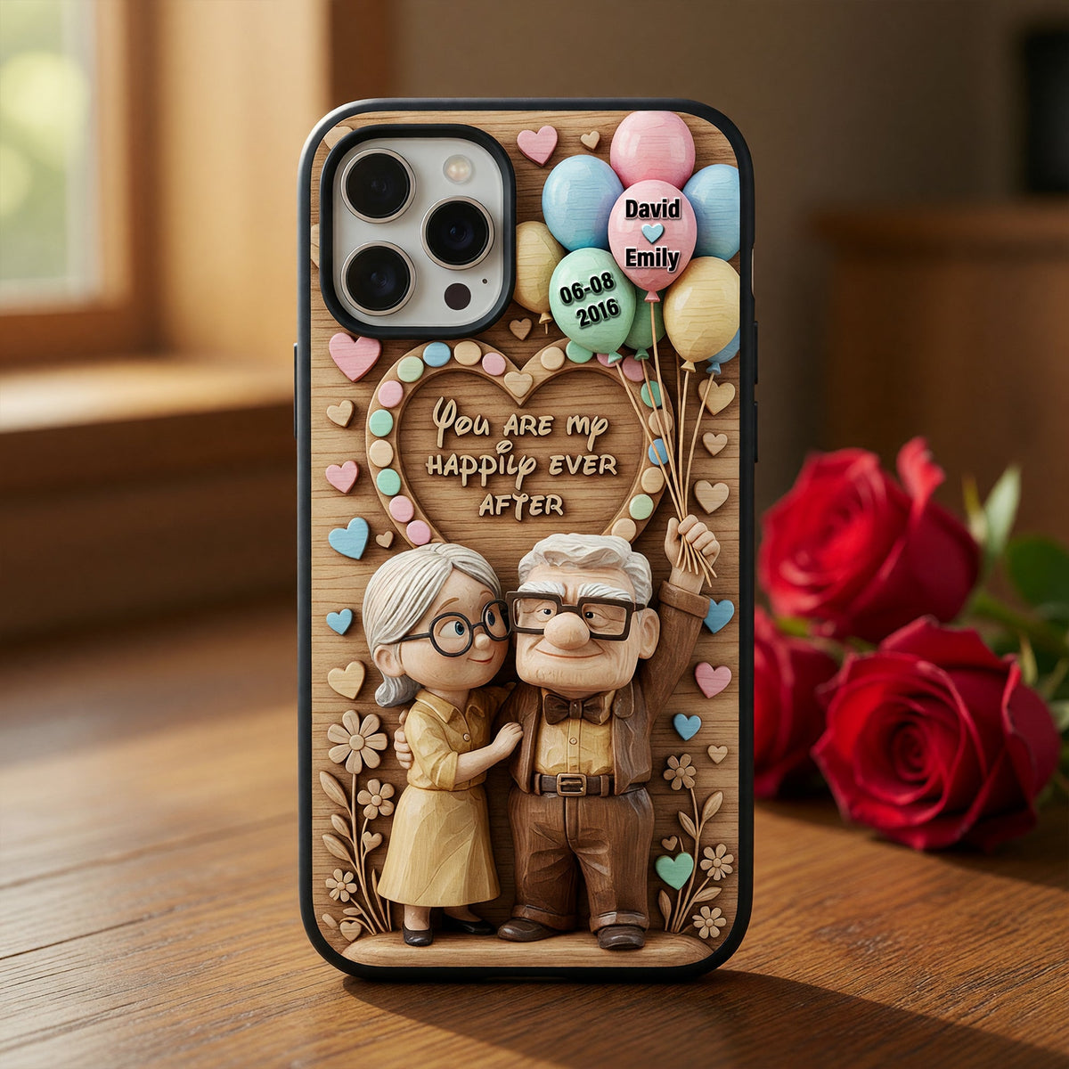 Eternal Love Phone Case, Personalized Gifts For Couple 06qhqn100626