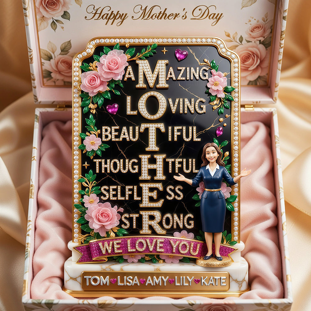 Mother We Love You Acrylic Plaque - Custom Photo Gifts For Mom 01TYDT060426