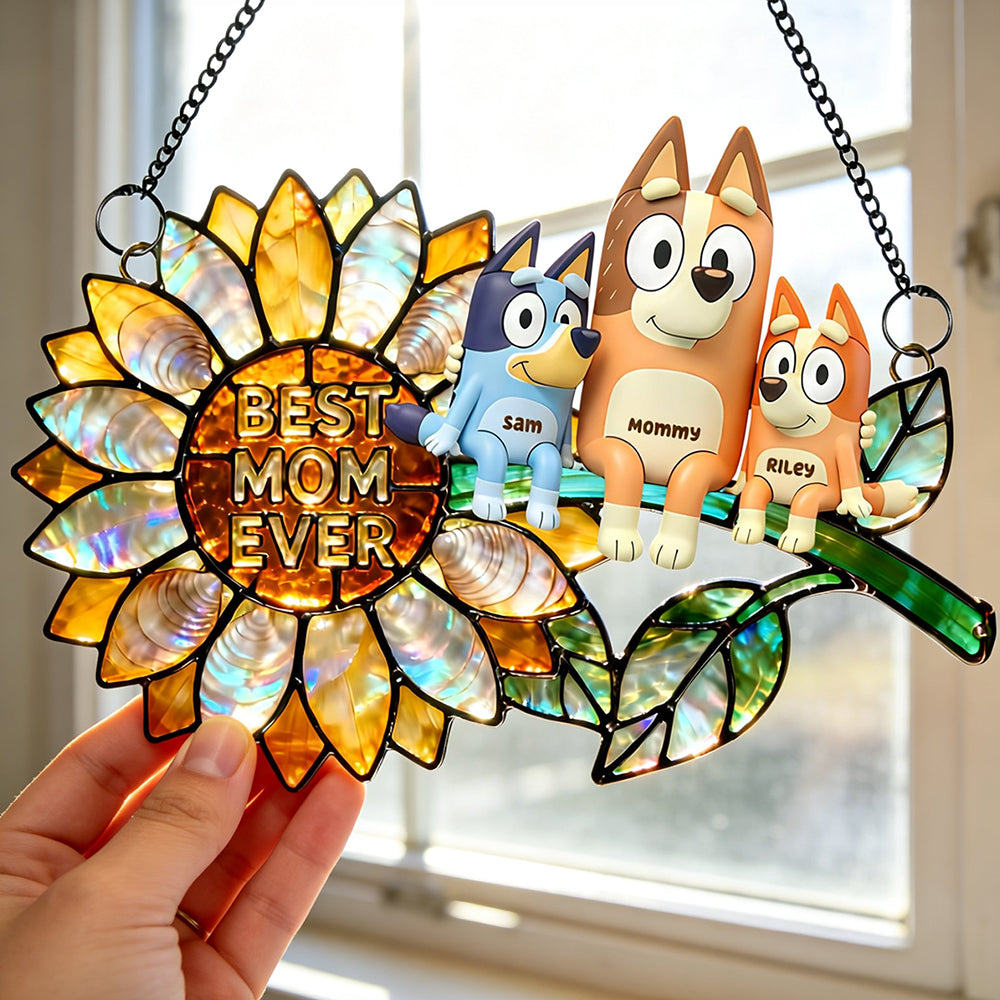 Best Mom Ever Suncatcher - Personalized Gifts For Mothers 01nadt100326